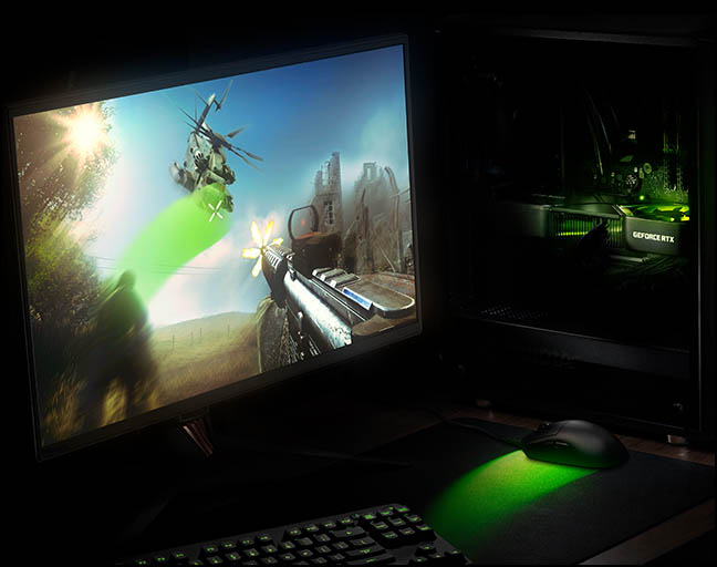 игровой процесс на видеокартах RTX 3060 быстрый отклик
