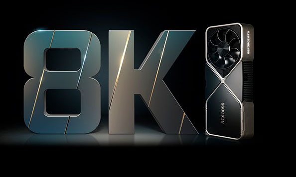 Видеокарта GEFORCE RTX 3090 в компьютерах EDELWEISS для игр и работы с разрешением 8K