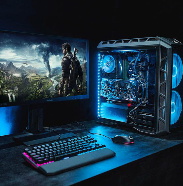 Классный дизайн, мощная начинка, компьютера с процессором intel i9 EDELWEISS MSI GAMING