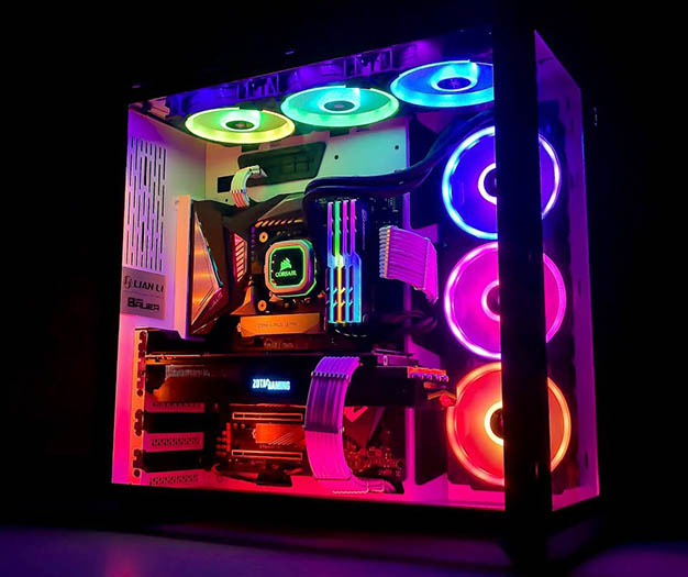 Мощный игровой ПК от EDELWEISS с процессором intel i9 и системой водяного охлаждения Corsair