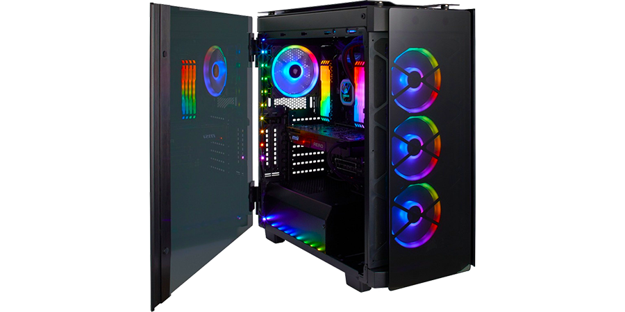 игровой компьютер в корпусе corsair в магазине EDELWEISS