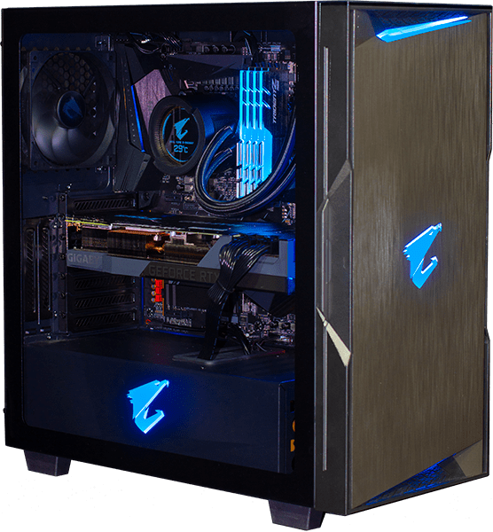 GIGABYTE AORUS C300 Glass Black