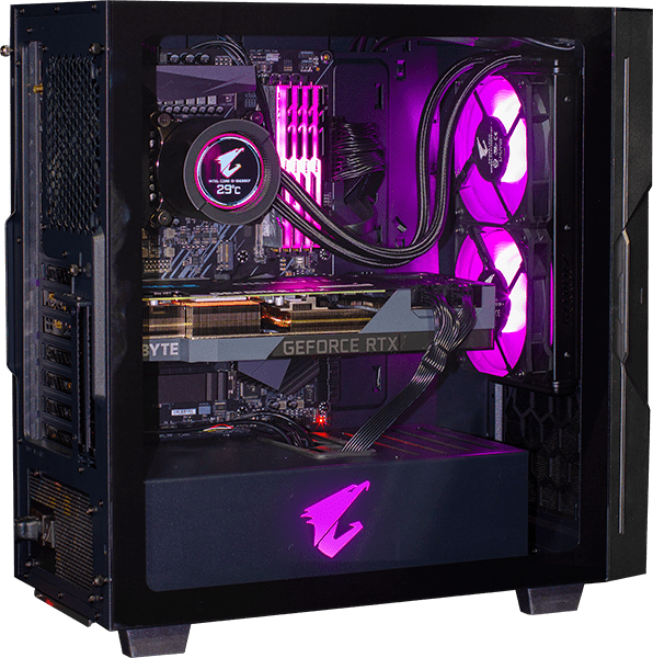 GIGABYTE AORUS C300 Glass Black - фото 5