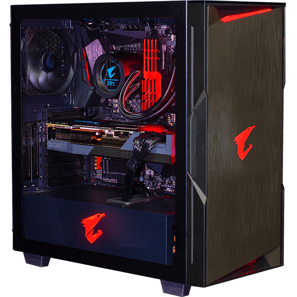 GIGABYTE AORUS C300 Glass Black - фото 2